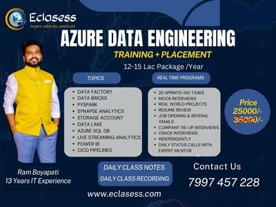 MAKE YOUR CAREER IN AZURE DATA ENGINEER & GET 100% JOB ASSISTANCE